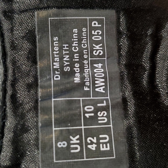 Unisex DR MARTENS leather sneakers (W10-M8) - Picture 10 of 10